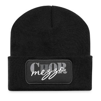 Chor Mezzosopran - Recycelte Patch Beanie - Schwarz - Vorne