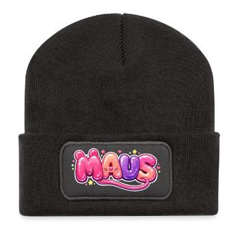 Carnival Mouse Costume Funny Carnival Cologne Gift - Recycled Patch Beanie - dark grey - Front