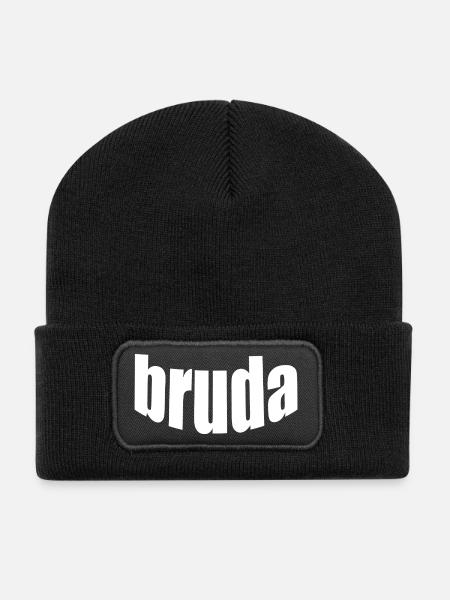 Bruda - Recycelte Patch Beanie - Schwarz
