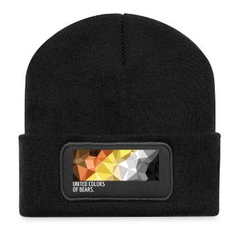 United Colors of Bears W - Recycelte Patch Beanie - Schwarz - Vorne