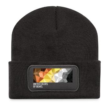 United Colors of Bears W - Recycelte Patch Beanie - Dunkelgrau - Vorne