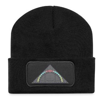 triangle ruler - Recycled Patch Beanie - black - Front