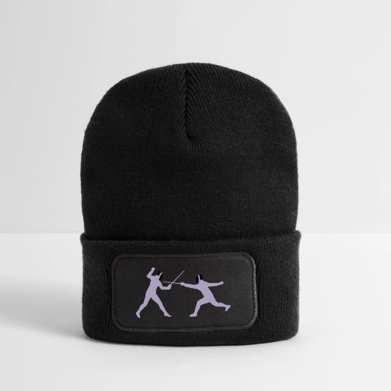 fechter_2c Recycelte Patch Beanie