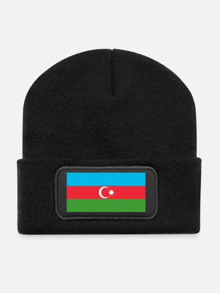 Azerbaycan - Recycelte Patch Beanie - Schwarz