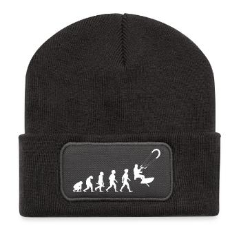 Evolution Kitesurfing Kiteboarding Steering Kite Sailing - Recycled Patch Beanie - dark grey - Front
