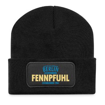 Capitol Of Germany Berlin - Fennpfuhl - Recycled Patch Beanie - black - Front