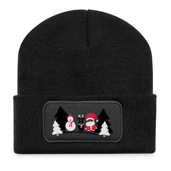 christmas crew 2 - Recycled Patch Beanie - black - Front