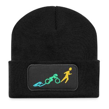 Movement Arc Sprint Bike Run - Recycled Patch Beanie - black - Front