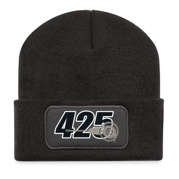 425 German Motorcycle AWO DDR - Recycled Patch Beanie - dark grey - Front