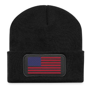 Show off your colors - United States - Recycled Patch Beanie - black - Front