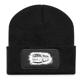 Ikarus 66 Bus - Recycled Patch Beanie - black - Front