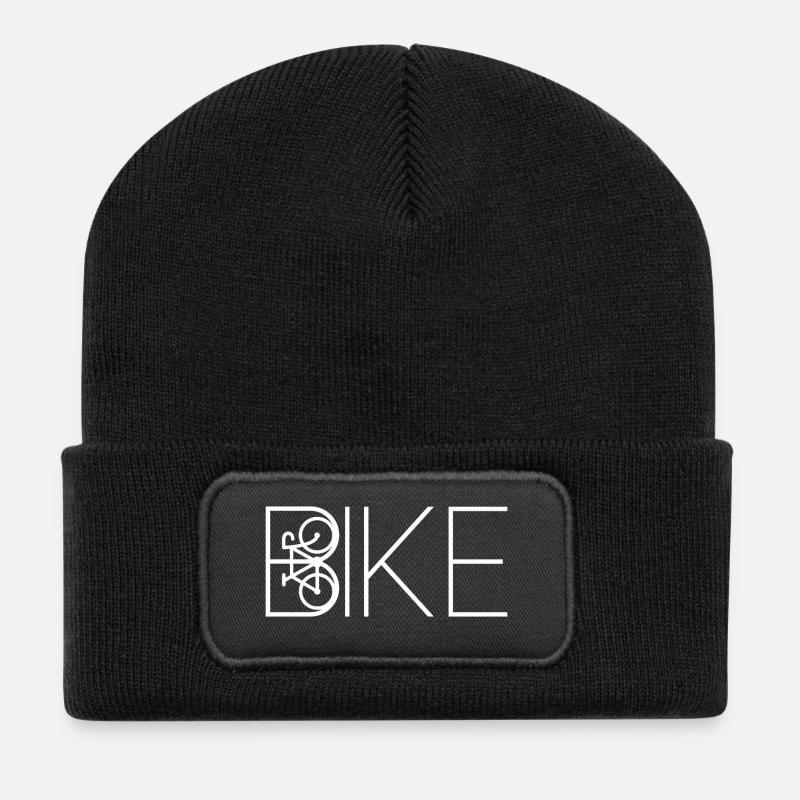 Bike - Recycelte Patch Beanie - Schwarz