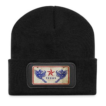 Bouclier du Texas - Beanie recyclé à patch - noir - Devant