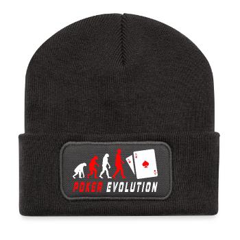 Poker Evolution - Recycled Patch Beanie - dark grey - Front