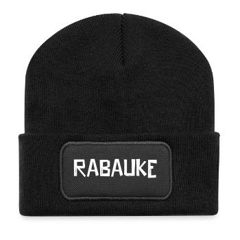 Rabauke - Recycelte Patch Beanie - Schwarz - Vorne