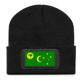 Avalon - Recycelte Patch Beanie - Schwarz - Vorne