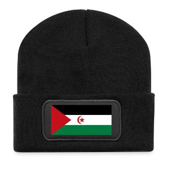 Sahrawi Arab Democratic Republic - Recycled Patch Beanie - black - Front