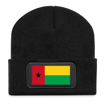 Guinea-Bissau - Recycled Patch Beanie - black - Front
