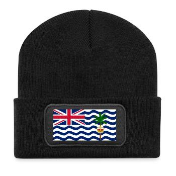 British Indian Ocean Territory - Recycled Patch Beanie - black - Front