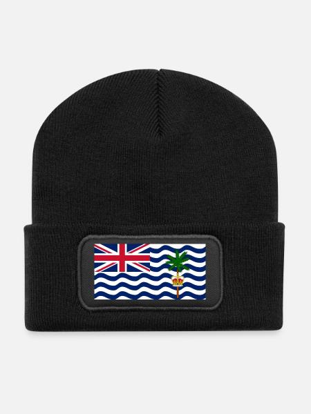 British Indian Ocean Territory - Recycled Patch Beanie - black