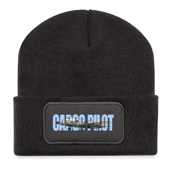 Cargo pilot B-307 - Recycelte Patch Beanie - Dunkelgrau - Vorne