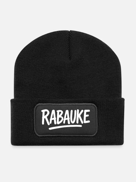 Rabauke - Recycelte Patch Beanie - Schwarz