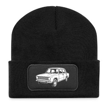 Classique de la rue Eastern Bloc - Beanie recyclé à patch - noir - Devant