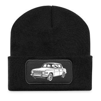 La RDA sur quatre roues - Beanie recyclé à patch - noir - Devant