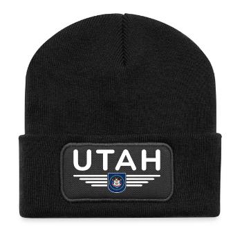 Utah Fan T-Shirt – Nature & Freedom - Recycled Patch Beanie - black - Front