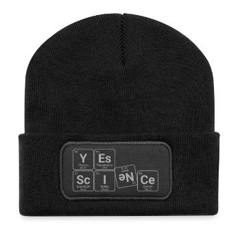 Say yes to science! - Recycled Patch Beanie - black - Front