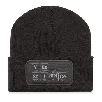Say yes to science! - Recycled Patch Beanie - dark grey - Front
