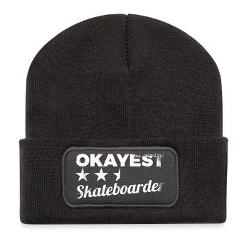 Average skateboarder - Recycled Patch Beanie - dark grey - Front