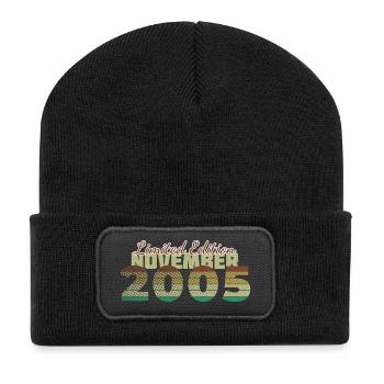 20. Geburtstag Limited Edition (SCR) 11/2005 - Recycelte Patch Beanie - Schwarz - Vorne