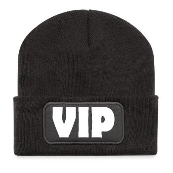 VIP - Recycled Patch Beanie - dark grey - Front