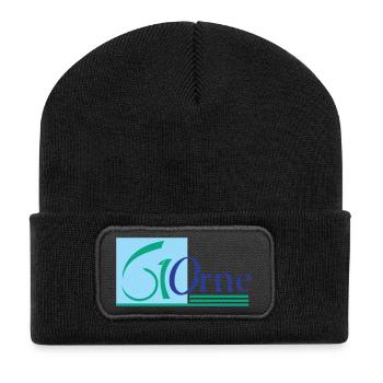 Orne 61 logo - Recycled Patch Beanie - black - Front