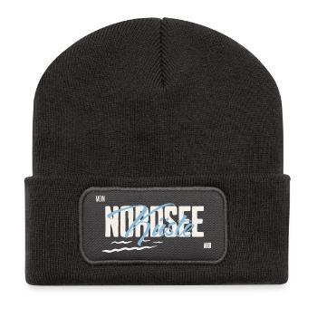 Mer du Nord - Côte - Beanie recyclé à patch - charbon - Devant