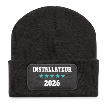 Installer 2026 Apprenticeship Examination Master Trainee - Recycled Patch Beanie - dark grey - Front