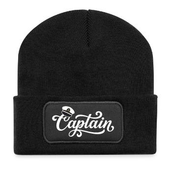Capitaine Cap Sailing - Beanie recyclé à patch - noir - Devant