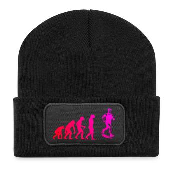 Running perfect for any race - Recycled Patch Beanie - black - Front