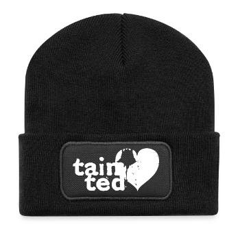 tainted love inspired by Soft C - Recycelte Patch Beanie - Schwarz - Vorne