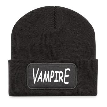 vampires - Recycled Patch Beanie - dark grey - Front