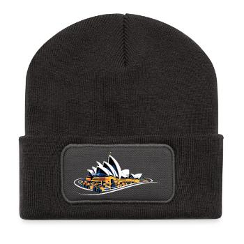 Sydney Opera Harbour Bridge - Recycelte Patch Beanie - Dunkelgrau - Vorne
