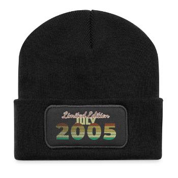 21. Geburtstag Limited Edition (SCR) 07/2005 - Recycelte Patch Beanie - Schwarz - Vorne
