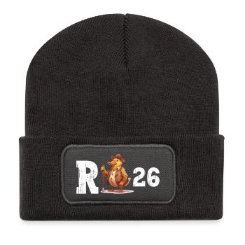 Pension 2026 Duck Pensioner Retired Funny - Recycled Patch Beanie - dark grey - Front