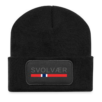 Svolvaer Norway - Recycled Patch Beanie - black - Front