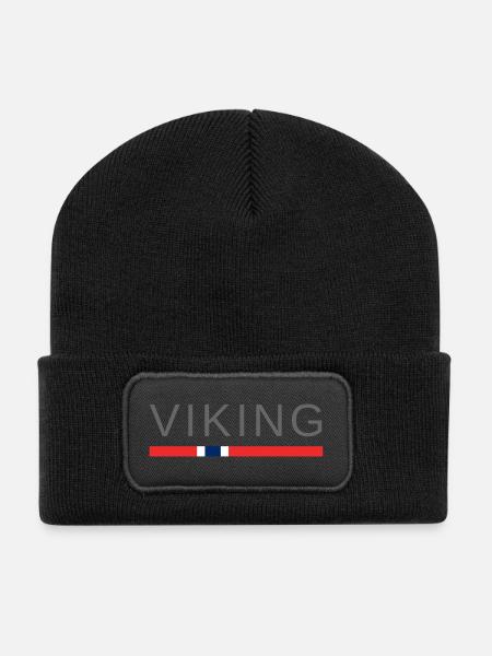 Viking Norway - Recycled Patch Beanie - black