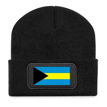 Drapeau des Bahamas - Beanie recyclé à patch - noir - Devant