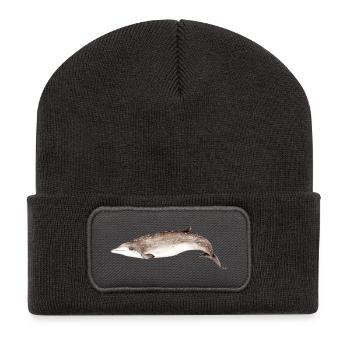 Zifio - Beaked whales - Baleine à bec - Recycled Patch Beanie - dark grey - Front