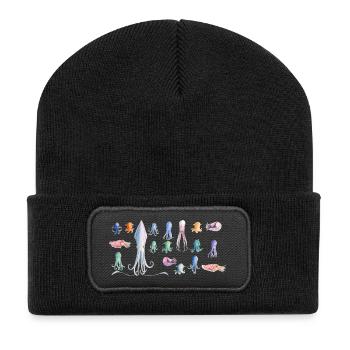 Octopus rapport - Recycled Patch Beanie - black - Front