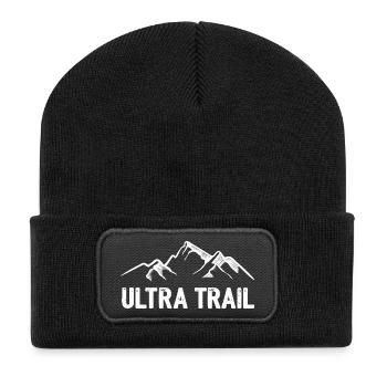 Ultra Trail - Recycled Patch Beanie - black - Front